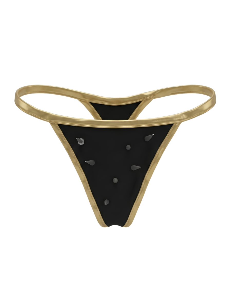 Midnight Muse Spiked Kini Bottoms